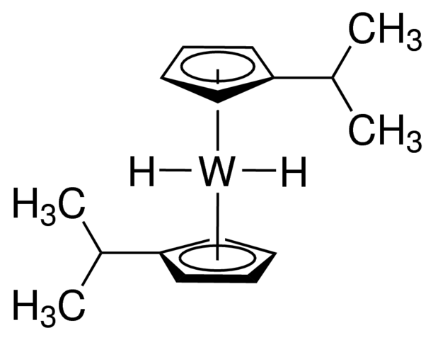 Bis(isopropylcyclopentadienyl)tungsten(IV) dihydride Chemical Structure
